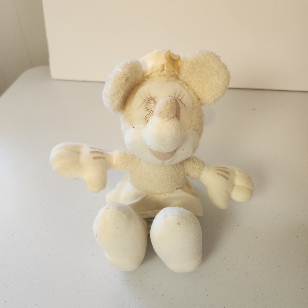 Vintage Minnie Mouse D0202B Disney SEGA 1999 Plush 7" Stuffed Animal Toy Japan